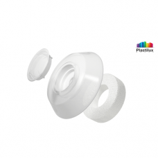 Термошайба для поликарбоната УП500 белый-матовый D=40мм Термошайба для поликарбоната УП500 белый-матовый D=40мм